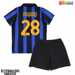 Inter Milan Benjamin Pavard #28 Dětské Domácí dres komplet 2026-27 Krátký Rukáv (+ trenýrky)